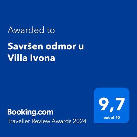 Savrsen Odmor U Villa Ivona Zadar Exterior foto